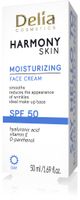 DELIA HARMONY SKIN Krem nawilżający do twarzy SPF 50