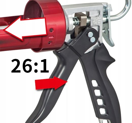 TAJIMA CONVOY SUPER 26 pistolet, wyciskacz do silikonu, mas 497T619 zdjęcie 4