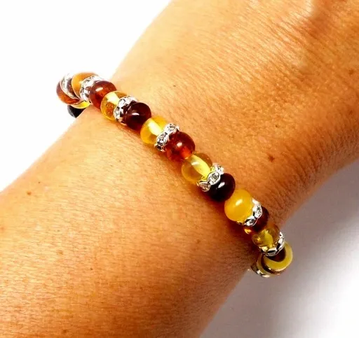 BRANSOLETKA Z BURSZTYNEM zdjęcie 2