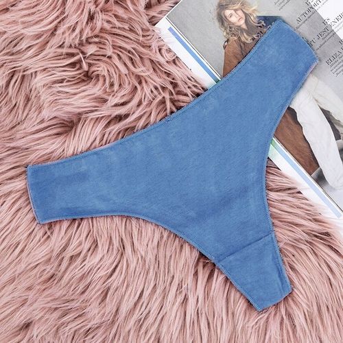 5x GŁADKIE STRINGI BEZSZWOWE BAWEŁNIANE MAJTKI M/L na Arena.pl