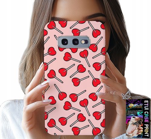 ETUI DO SAMSUNG GALAXY S10E - KOBIECE, MODNE WZORY LIZAKI W SERCA CASE na Arena.pl