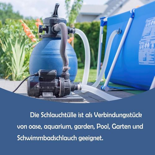 Adaptery węża basenowego 2szt. 32mm + 4 opaski na Arena.pl