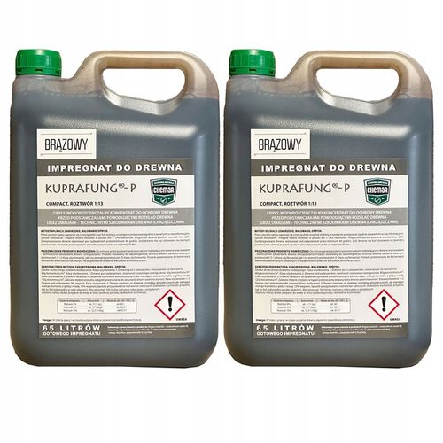 KUPRAFUNG P impregnat do drewna BRĄZOWY 1:13=130L na Arena.pl