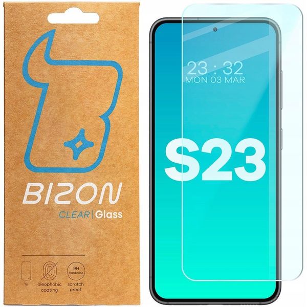 Szkło hartowane Bizon do Galaxy S23, szybka zdjęcie 1