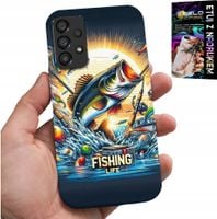 ETUI DO SAMSUNG GALAXY A53 5G - WZORY DLA WĘDKARZA, RYBY, DORSZ, ŁOSOŚ