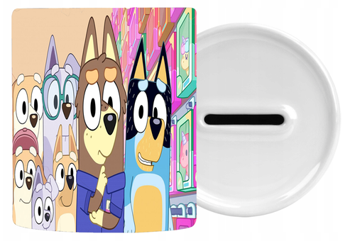 Skarbonka Ceramiczna Bluey i Przyjaciele - Blue i Bingo na Arena.pl