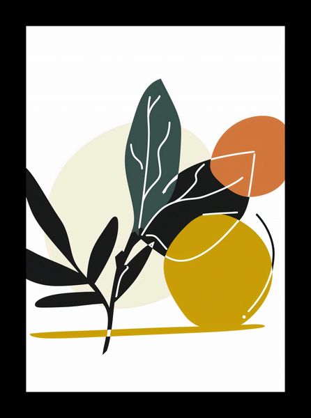 Plakat 21x29,7cm Elegancka Flora zdjęcie 2