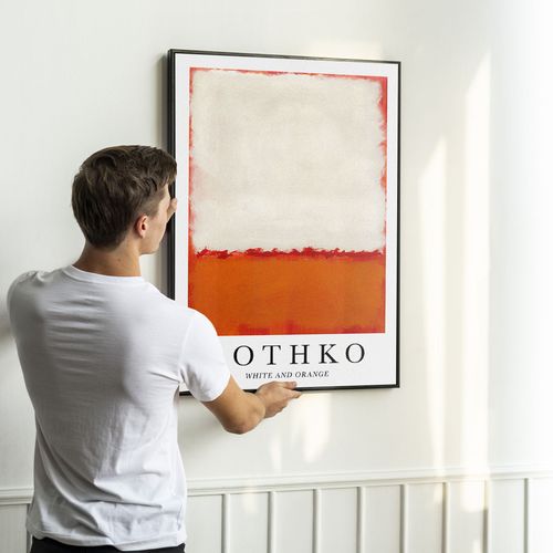 Plakat rothko obrazy plakaty 21x30 cm w czarnej ramie na Arena.pl
