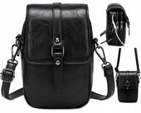 Damska Torebka Skórzana Listonoszka Crossbody Boho