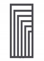 Grzejnik dekoracyjny LAOS-MIDDLE 1400x520 GRAFIT