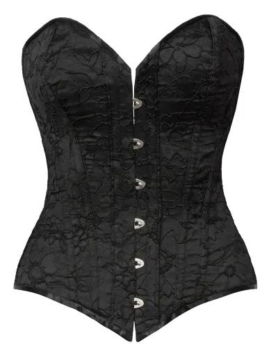 cottelli party gorset sznurowany bez ramiączek czarny xl na Arena.pl