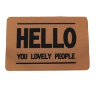 Wycieraczka wejściowa antypoślizgowa 40×60 cm – mata pod drzwi z napisem "HELLO" H24040-5