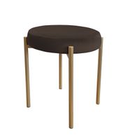 TABORET DIOR STOŁEK LOFT metal podstawa złota MG05