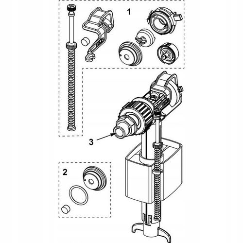 Tece Zawór Pływakowy Uniwersalny Typu F10 3/8" kątowy TECE na Arena.pl