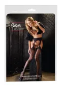 cottelli legwear rajstopy imitujące pas do pończoch czarne s/m