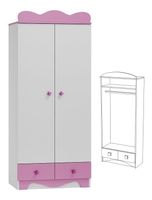 szafa do pokoju dziecka MAJA N9 szafa dla dzieci 80x53 w.190