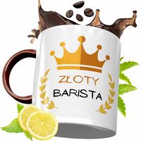 Kubek Bordowy Dla Baristy Na Urodziny Prezent Z Nadrukiem Ze Zdjęciem