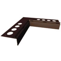 Narożnik wewnętrzny PRIAMY / FLEXI STONE z drenażem, Brąz RAL 8028