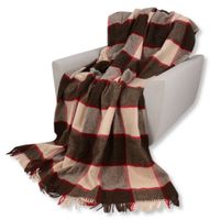 Koc Wełniany W Kratę 150X200 12177