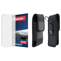 szkło hybrydowe do hammer blade v 5g - 6.59" + etui futerał na pasek kabura