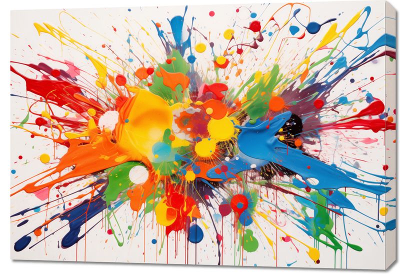 Obraz 100x70cm Eksplozja Kreatywności zdjęcie 1