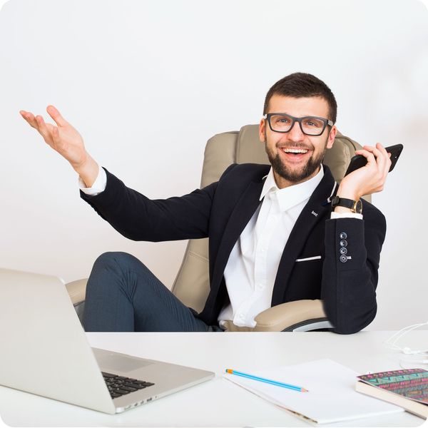 Fotel biurowy Sofotel Porto - beżowy zdjęcie 6