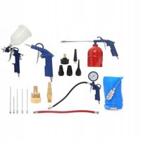 Zestaw pneumatyczny wąż końcówki pistolet lakierniczy 18 elem. KD2100