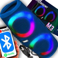 Głośnik Bluetooth USB SD AUX Przenośny Bezprzewodowy RADIO FM Wieża BOOMBOX