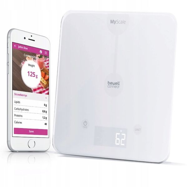 WAGA KUCHENNA INTELIGENTNA kcal polska aplikacja! zdjęcie 2