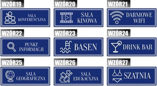 Tabliczka nierdzewana grawer AULA na Arena.pl