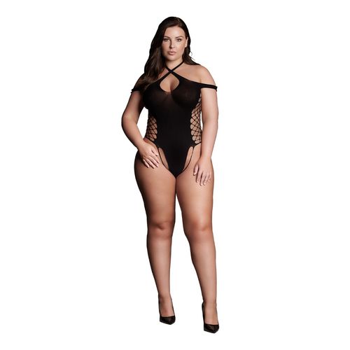 body leda xiii with crossed neckline black osx le désir na Arena.pl