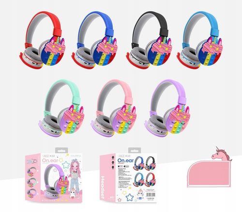 SŁUCHAWKI DLA DZIECI BLUETOOTH JEDNOROŻEC UNICORN na Arena.pl