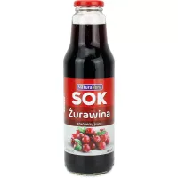 SOK Z Żurawiny 100 % 750 ml - Naturavena