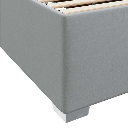 Ramka łóżka Jasnoszary 80 x 200 cm tkanina na Arena.pl