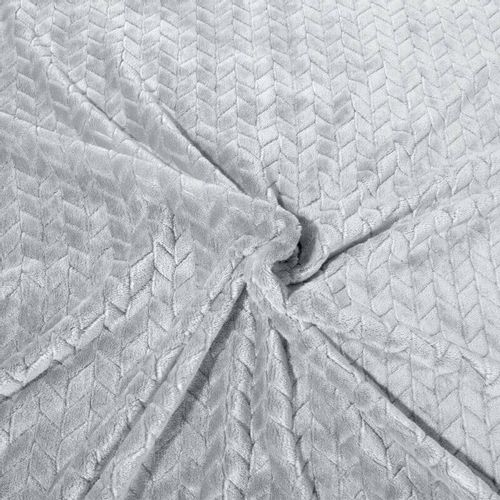 Koc narzuta CINDY 200x220 srebrny na Arena.pl