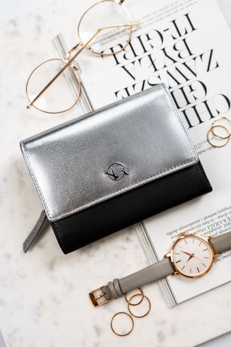 portfel damski sk. rv-3412-sla-4903 silver-black na Arena.pl