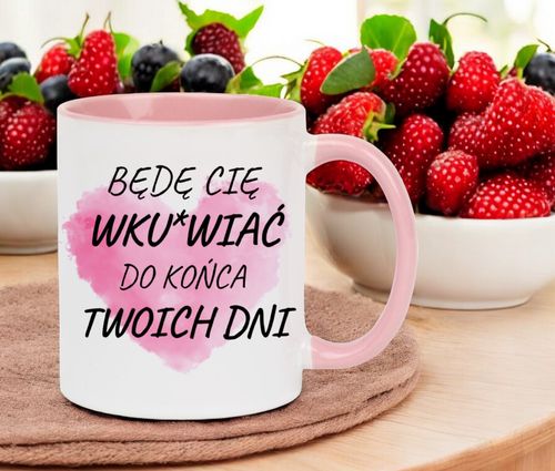 KUBEK PREZENT DLA DZIEWCZYNY ŻONY MĘŻA CHŁOPAKA NA WALENTYNKI URODZINY na Arena.pl