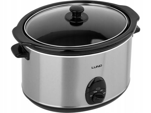 LUND WOLNOWAR GARNEK CERAMICZNY SLOW COOKER INOX LCD 320W 5,6L 3TRYBY na Arena.pl