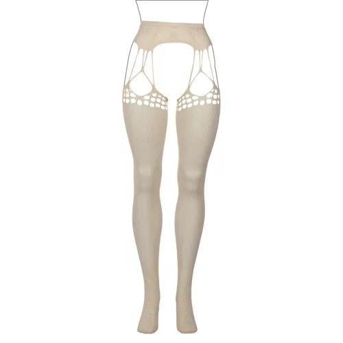 le desir queen size rajstopy kabaretka z paskami do pończoch czarne na Arena.pl