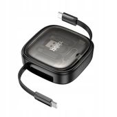 Kabel Hoco Zwijany USB - USB typ C / microUSB / Lightning 0,95m 60W Stojak