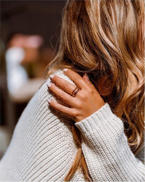 Pierścionek damski REGULOWANY PANCERKA szeroki zdjęcie 8