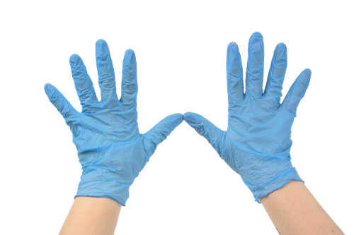 Rękawice nitrylowe niebieskie 'M'  a'100 diagnostyczne na Arena.pl