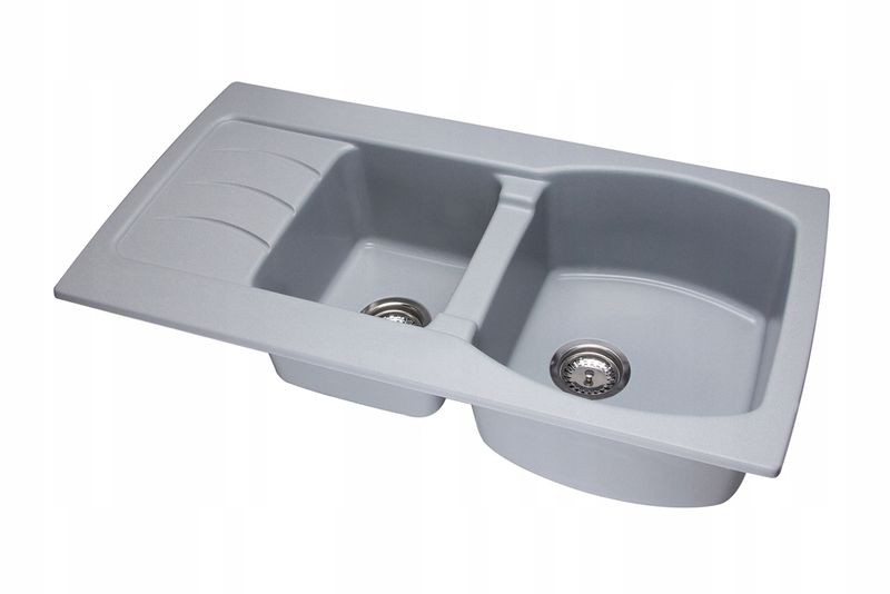 ZLEW ZLEWOZMYWAK GRANIT 8 kolorów 95x50 + SYFON zdjęcie 3