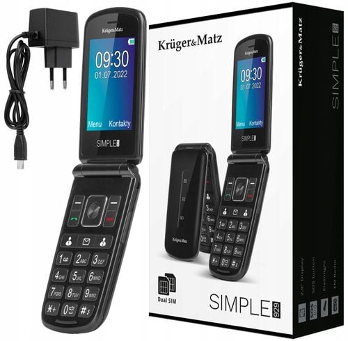 Telefon GSM dla seniora Kruger&Matz Simple 929 na Arena.pl