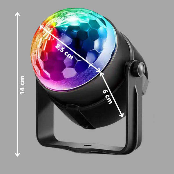 PROJEKTOR LED KULA DYSKOTEKOWA RGB REFLEKTOR DISCO zdjęcie 8