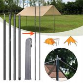 2X 2M TYCZKI NAMIOTOWE TELESKOPOWY REGULOWANY TYCZKA DO BALDACHIMU