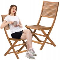 Krzesło składane ogrodowe Fieldmann FDZN 4012-T akacja