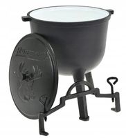 Kociołek Myśliwski 11 Lit. EMALIA Żeliwny GARNEK na OGNISKO Emaliowany