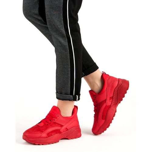 Czerwone Sneakersy Na Platformie r.39 na Arena.pl