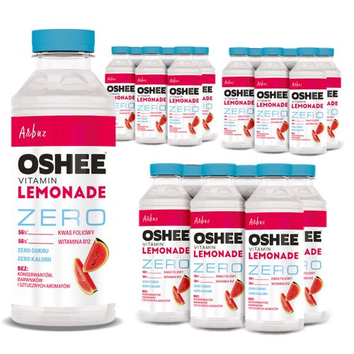 18x OSHEE ZERO Vitamin Lemonade arbuz 555 ml na Arena.pl